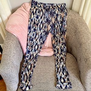 Parker Aztec Navajo Stretch Pull On Elastic Pants
